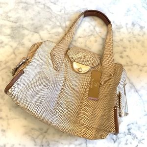 COPY - BOTKIER Gladiator Purse / Handbag in Cream Snake